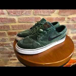 Nike SB Zoom Stefan Janoski Green Velvet USED 9